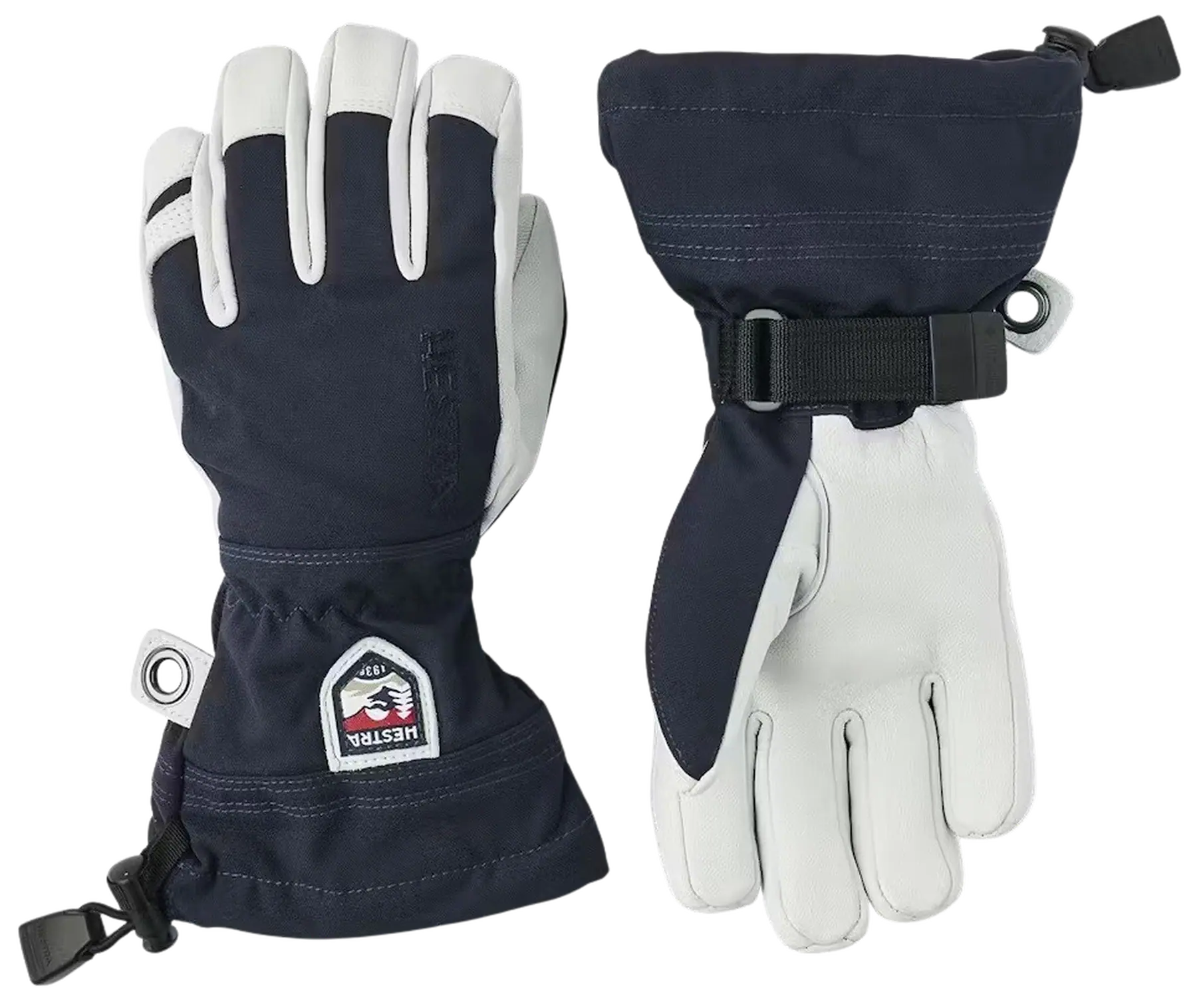 Hestra Army Leather Heli Ski Jr Handsker | SkatePro