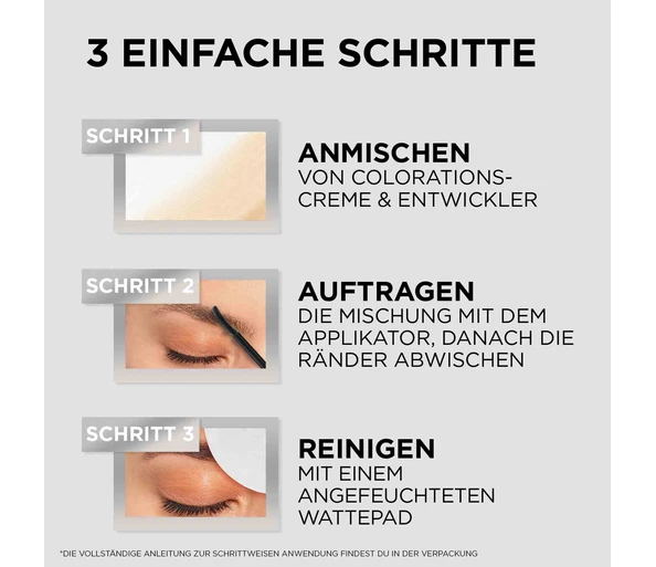 L'ORÉAL PARIS Brow Color Augenbrauenfarbe1.0 Schwarz