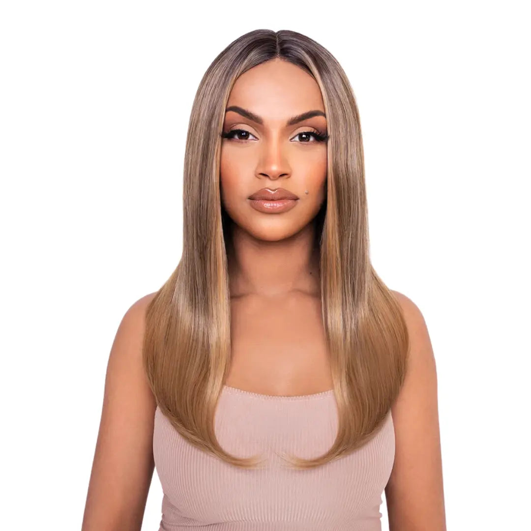 The Mya Balayage Bronde Midi Curve Lace Front Wig