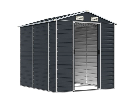 VIDAXL - Abri de jardin anthracite 191x215x198 cm acier galvanisé