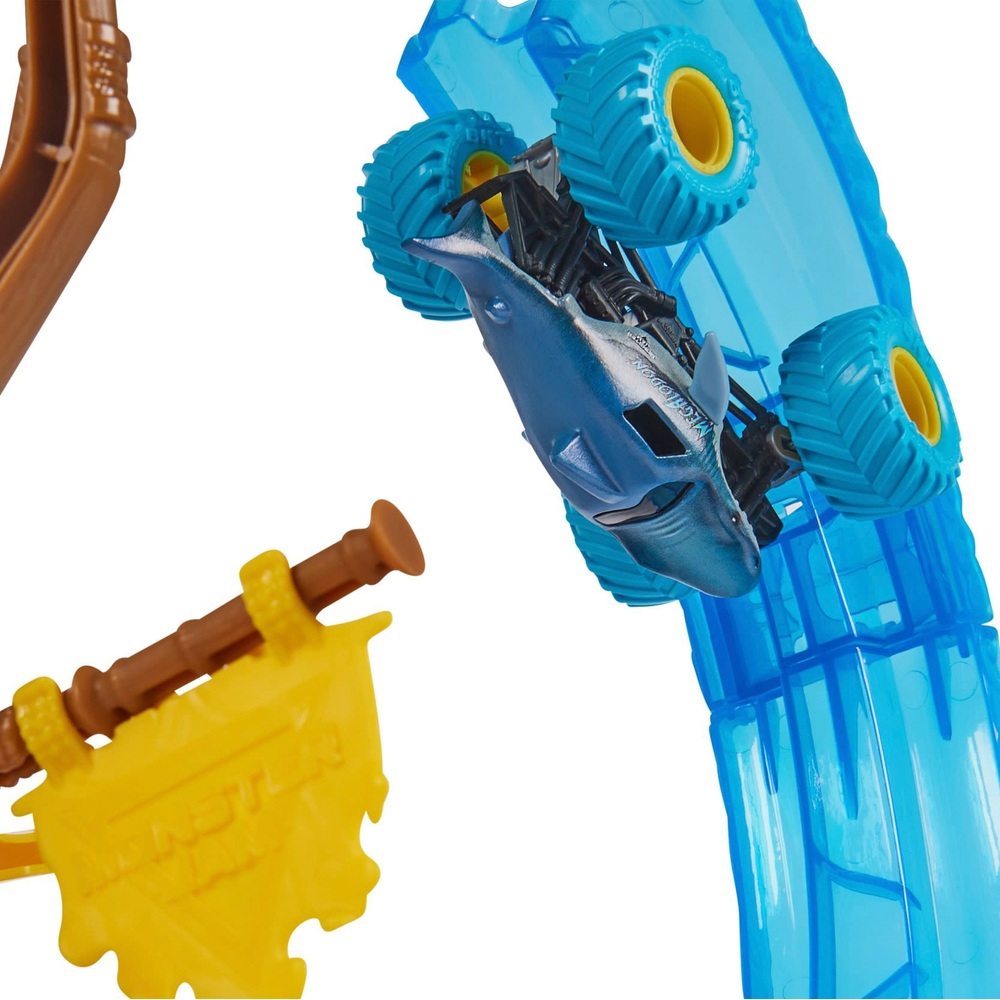 Monster Jam Megalodon Loop of Doom Stunt-Spielset