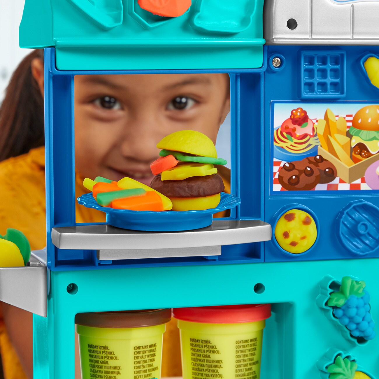 Hasbro Play-Doh Buntes Restaurant Mehrfarbig Knete