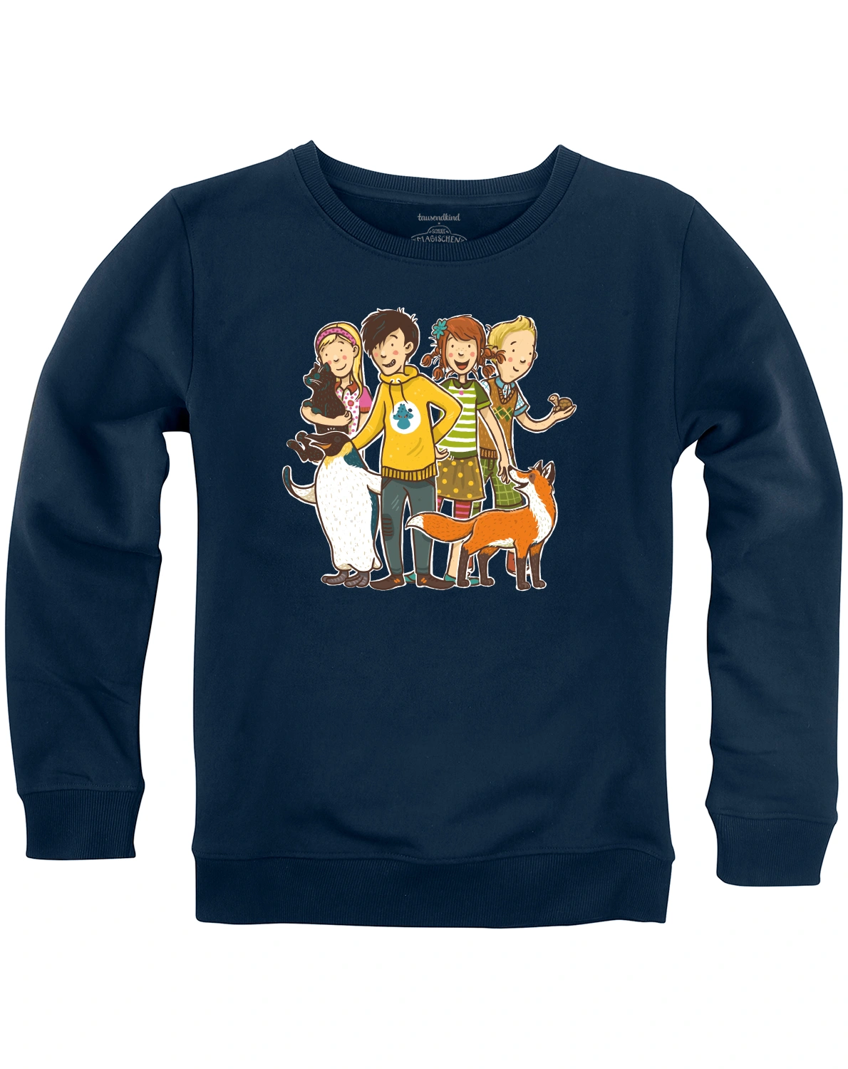 Sweatshirt FREUNDE - SCHULE DER MAGISCHEN TIERE in dunkelblau