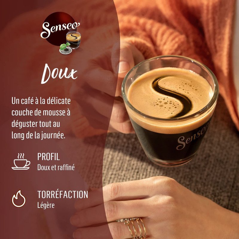 Dosettes de café Senseo Doux - Paquet de 40