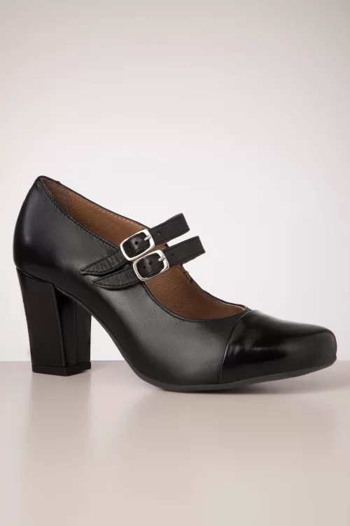 Miz Mooz Heather Mary Jane pumps in zwart