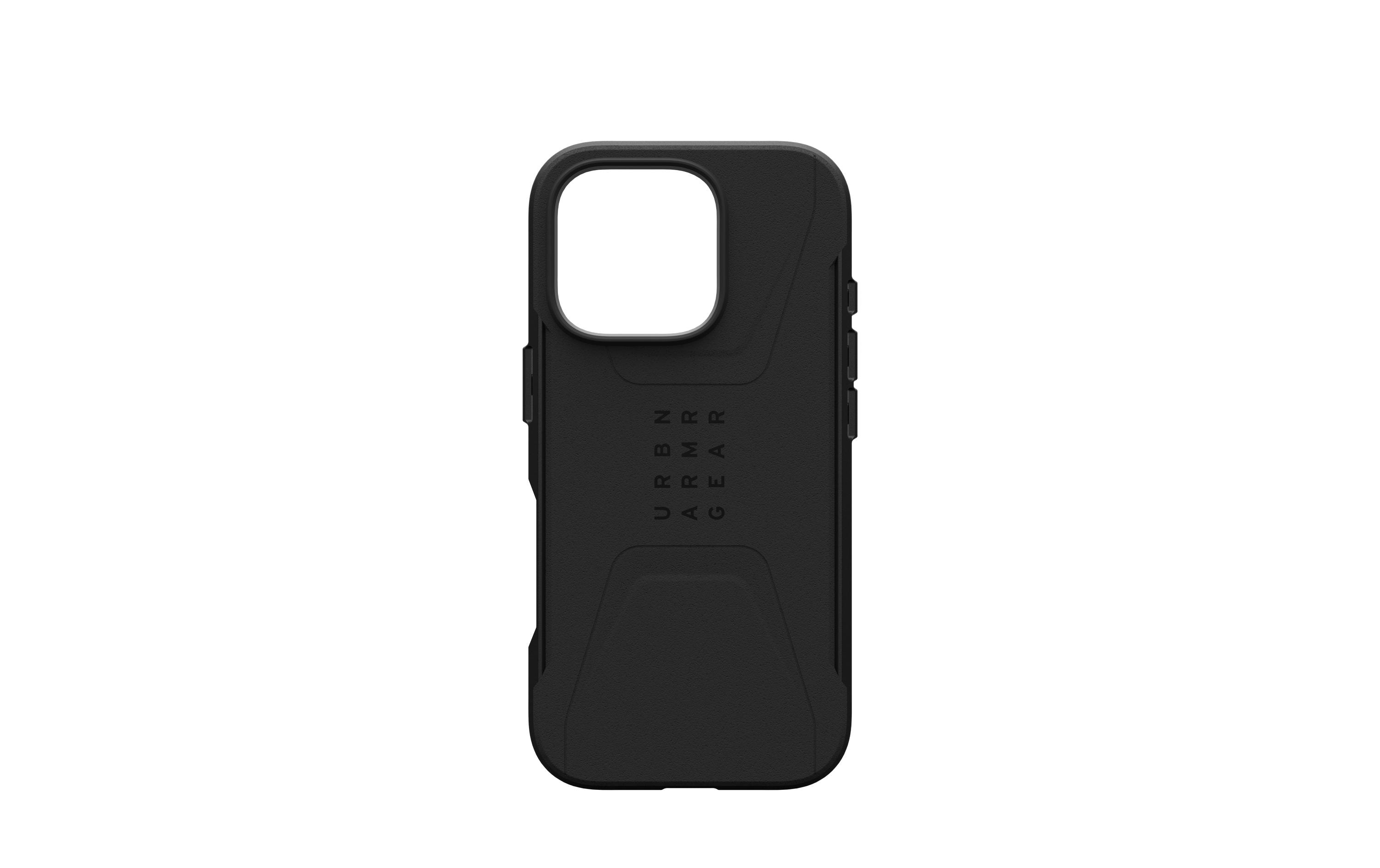 Back Cover Civilian Case iPhone 16 Pro BlackSchutzhülle für das Apple iPhone 16 Pro