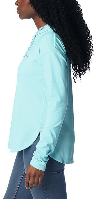 COLUMBIA - T-SHIRT ML UV SUN TRECK EU HOODED PULLOVER W