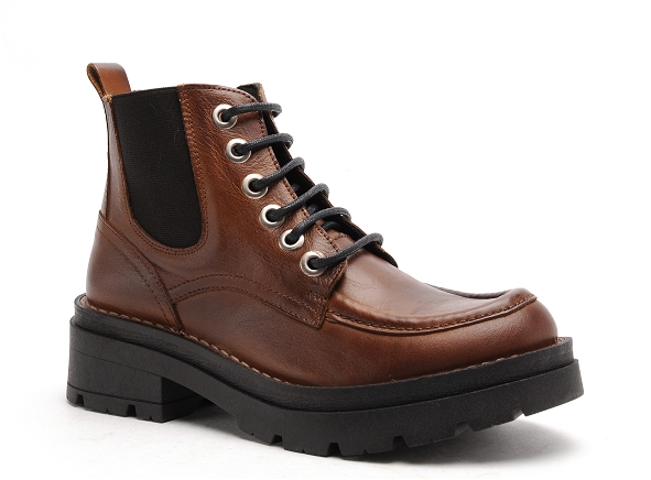 Chacal boots bottine plates femme 6075 marron