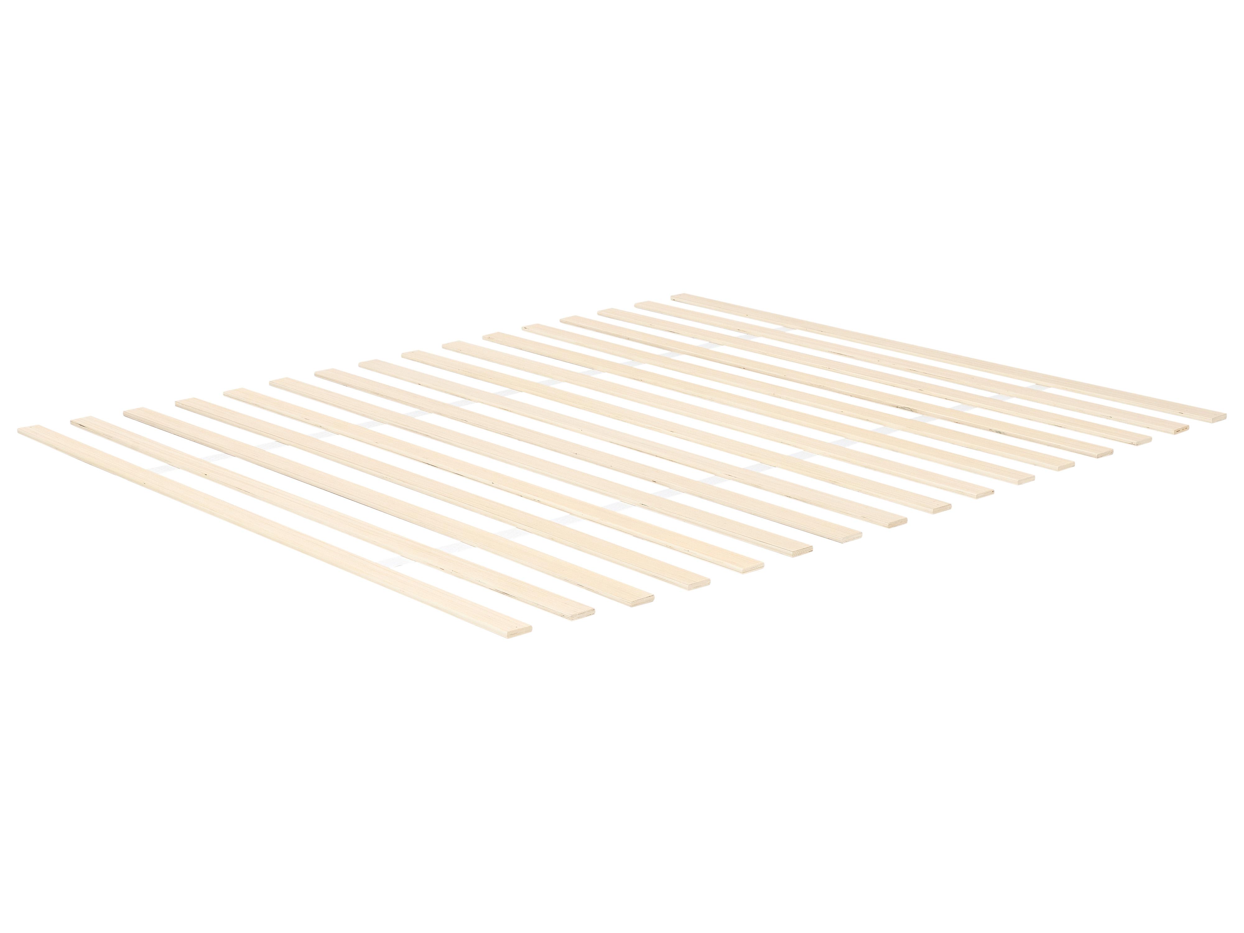 Bed Bouclé LESSAY 180 x 200 cm Gebroken wit