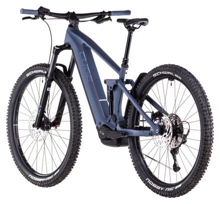 VTT Électrique Tout-Suspendu Cube Stereo Hybrid One44 Pro 800 Shimano Cues 11V 800 Wh 27.5'' Bleu Gris Ink 2025