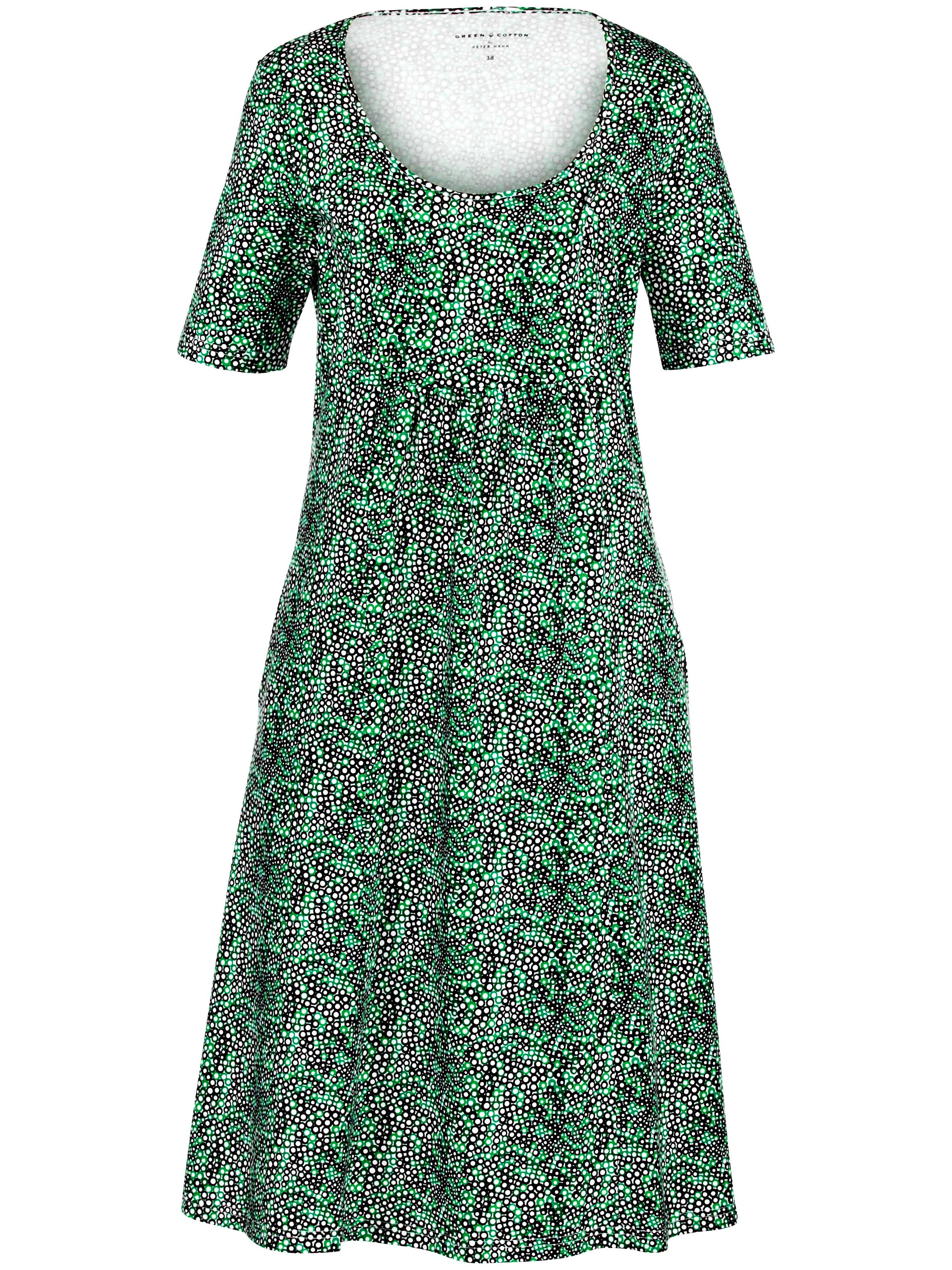 Kleid mit 1/2-Arm aus 100% Baumwolle