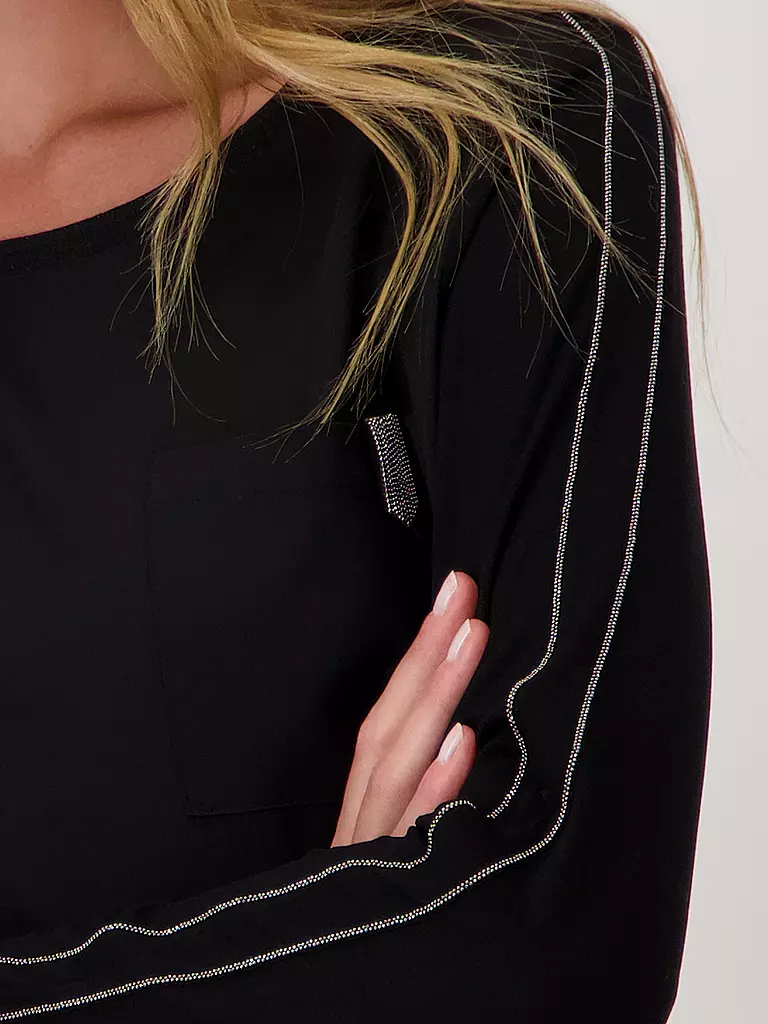 MONARI Blusenshirt schwarz