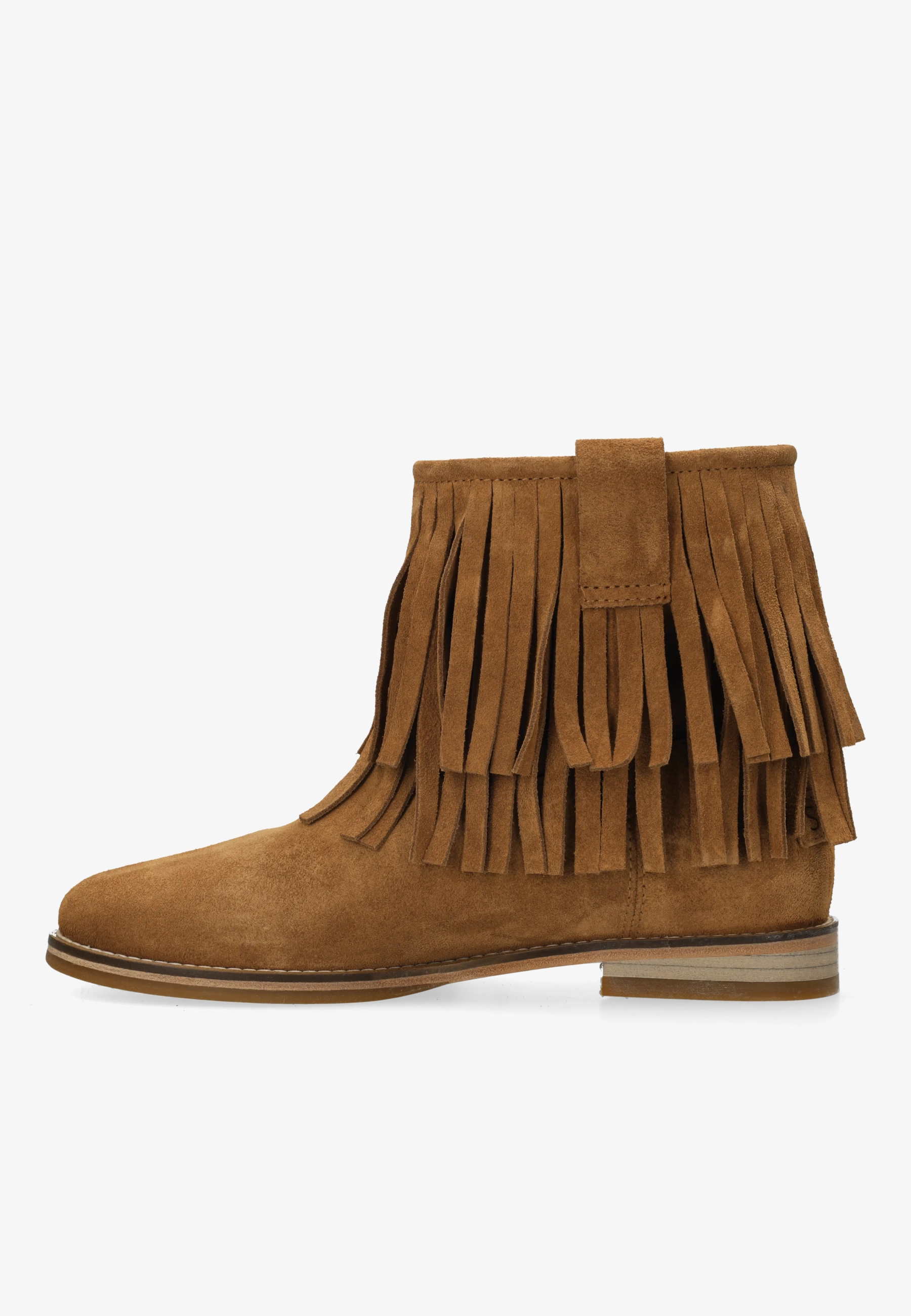 FESTI IBIZA ANKLE BOOT Suede Cognac