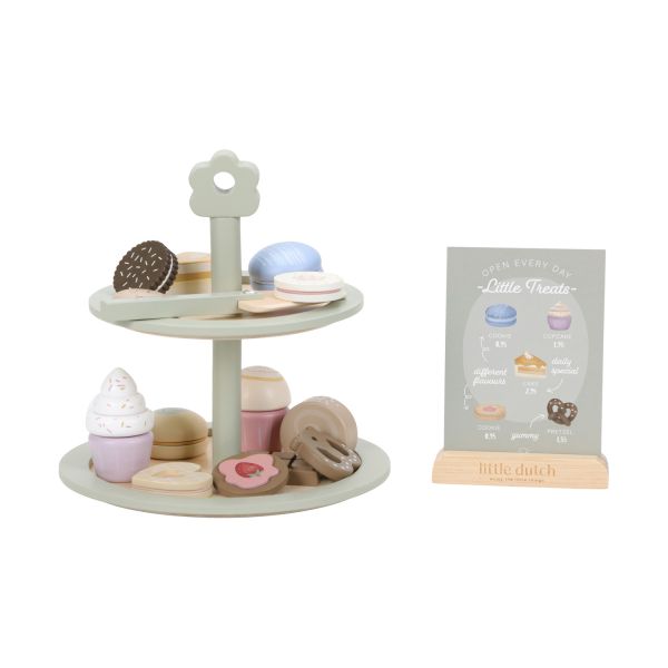 Little Dutch Etagère Met Gebak – Hout