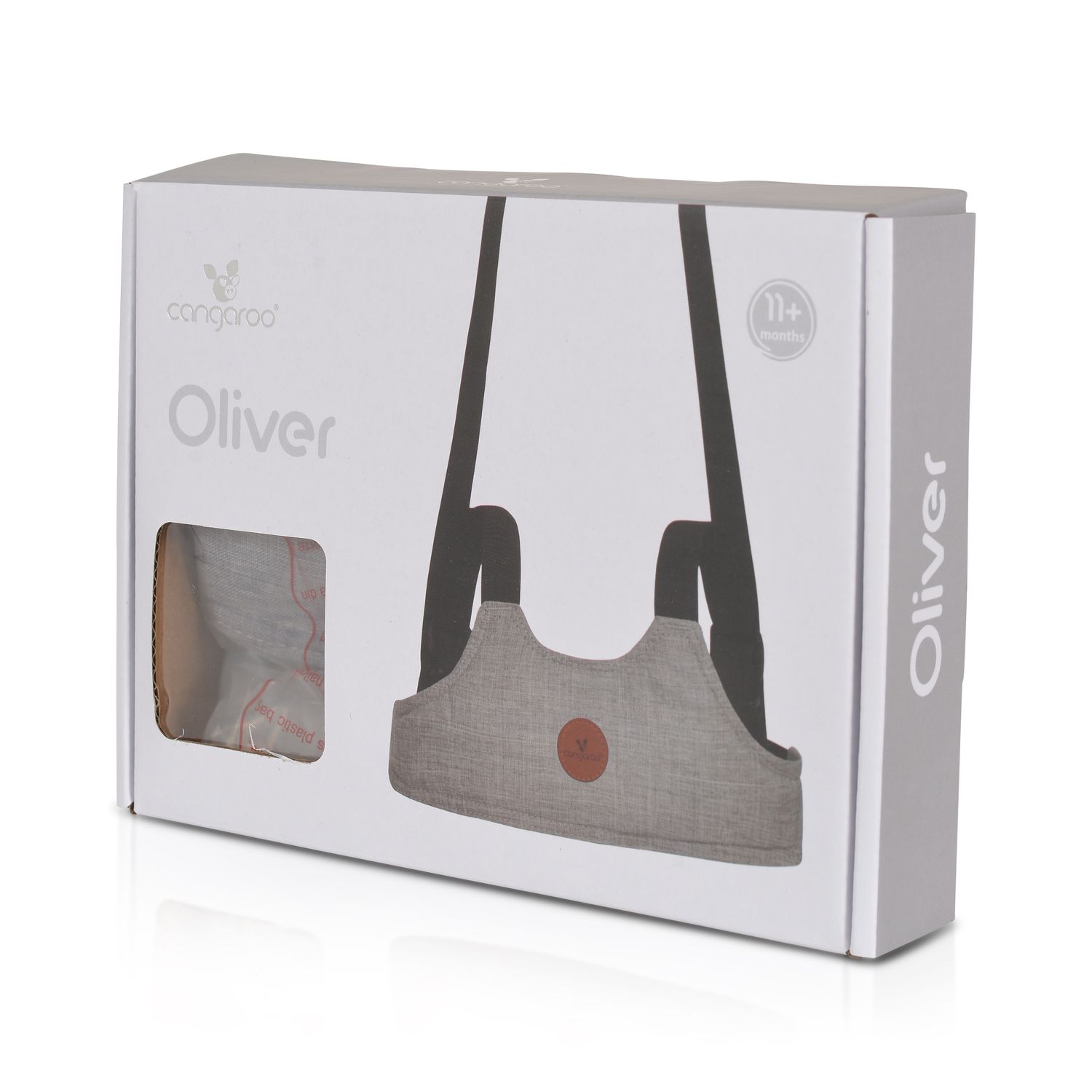 Cangaroo Babylaufgurt Oliver, Laufleine, Sicherheitsgurt, Riemen verstellbar schwarz