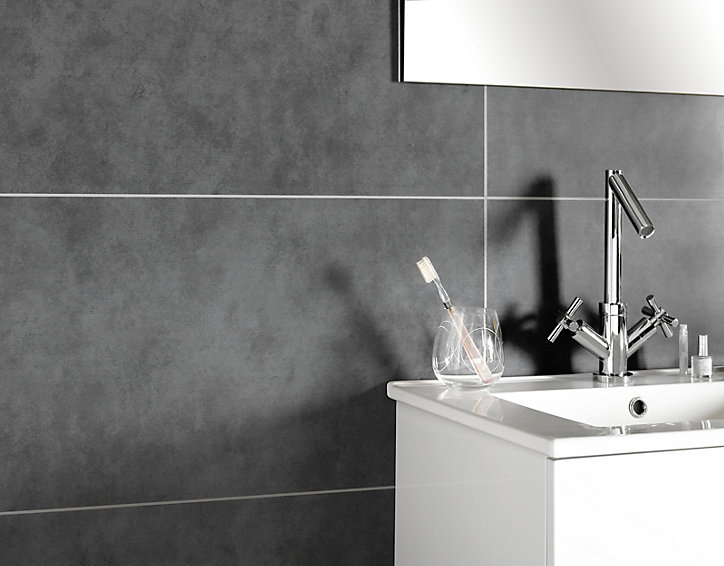 Lambris PVC Béton Gris clair (vendu à la botte)