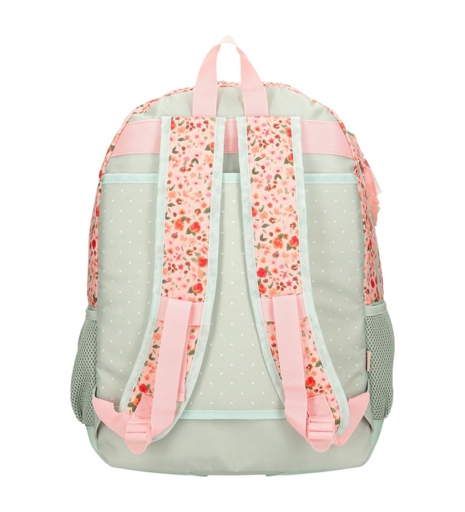 Joumma Bags Mochila Escolar MovomRomantic Girl dos compartimentos verde -33x46x17cm-