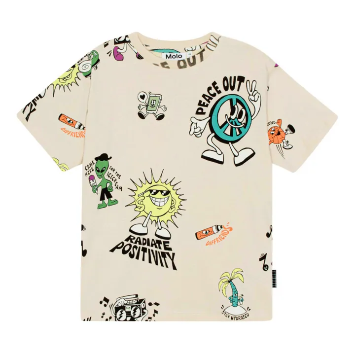 Molo T-Shirt Rodney Diffriends Coton Bio | Beige