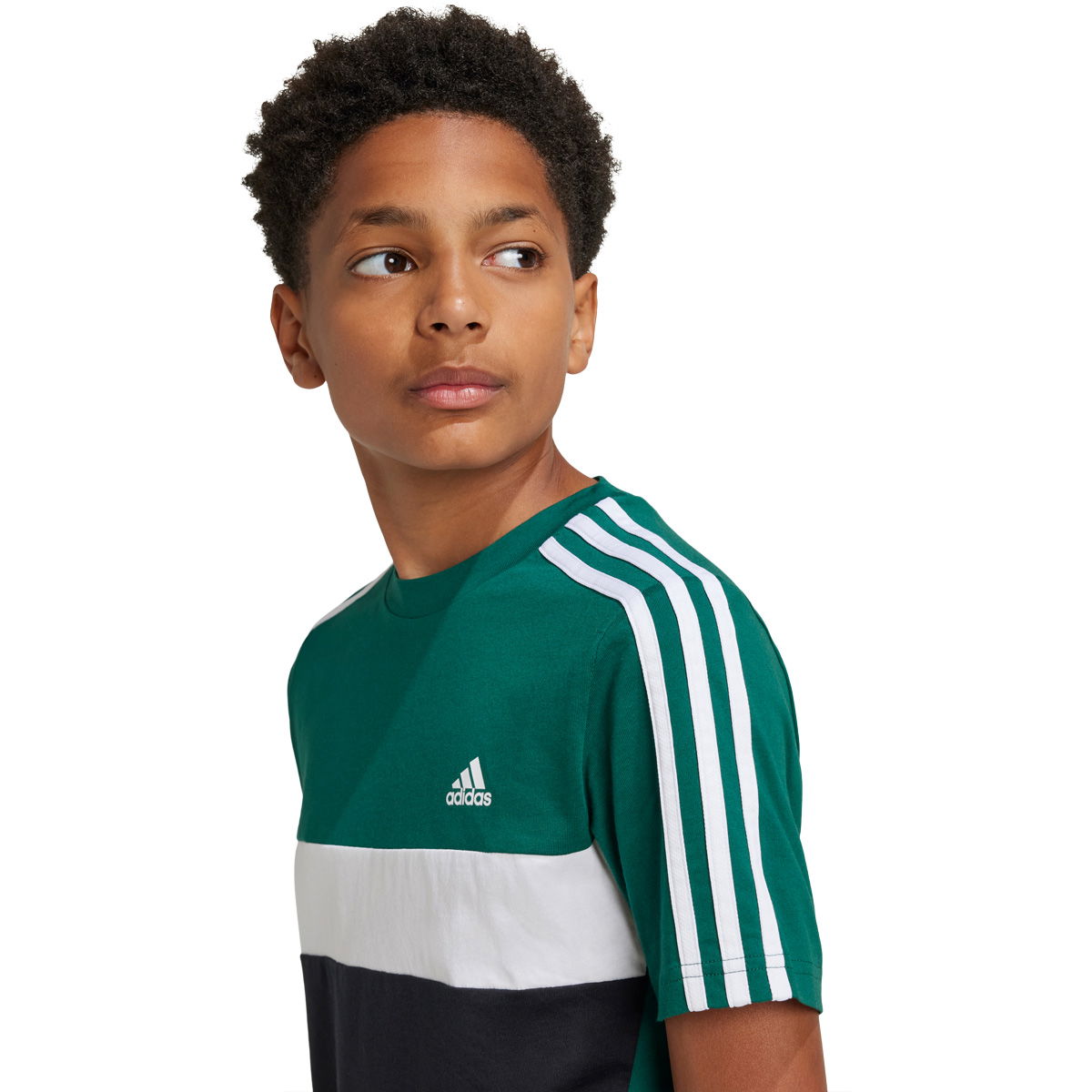 adidas Tiberio 3-Stripes Colorblock T-shirt Børn