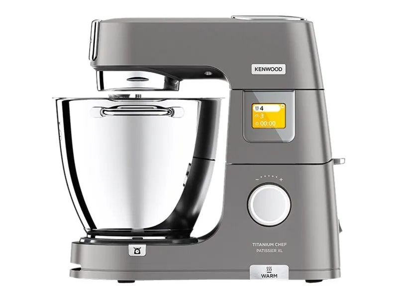 Titanium Chef Patissier XL KWL90.244SI - Mixer - 7 liter - 1.4 kW - sølv