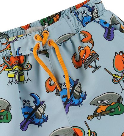 Stella McCartney Kids Bådeshorts - LyseBlå m. Havprint