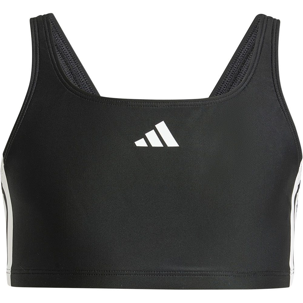 adidas 3-Streifen V-Back Bikini Kinder schwarz