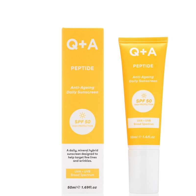 Q+A Peptide Renewing Face Sunscreen SPF 50 - 50 ml