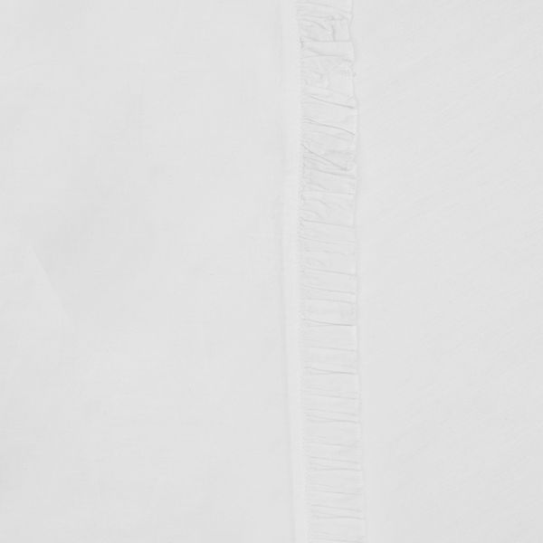 Witlof For Kids Ruffle Tuck-Inn Wieglaken - 40 x 80 cm - Wit