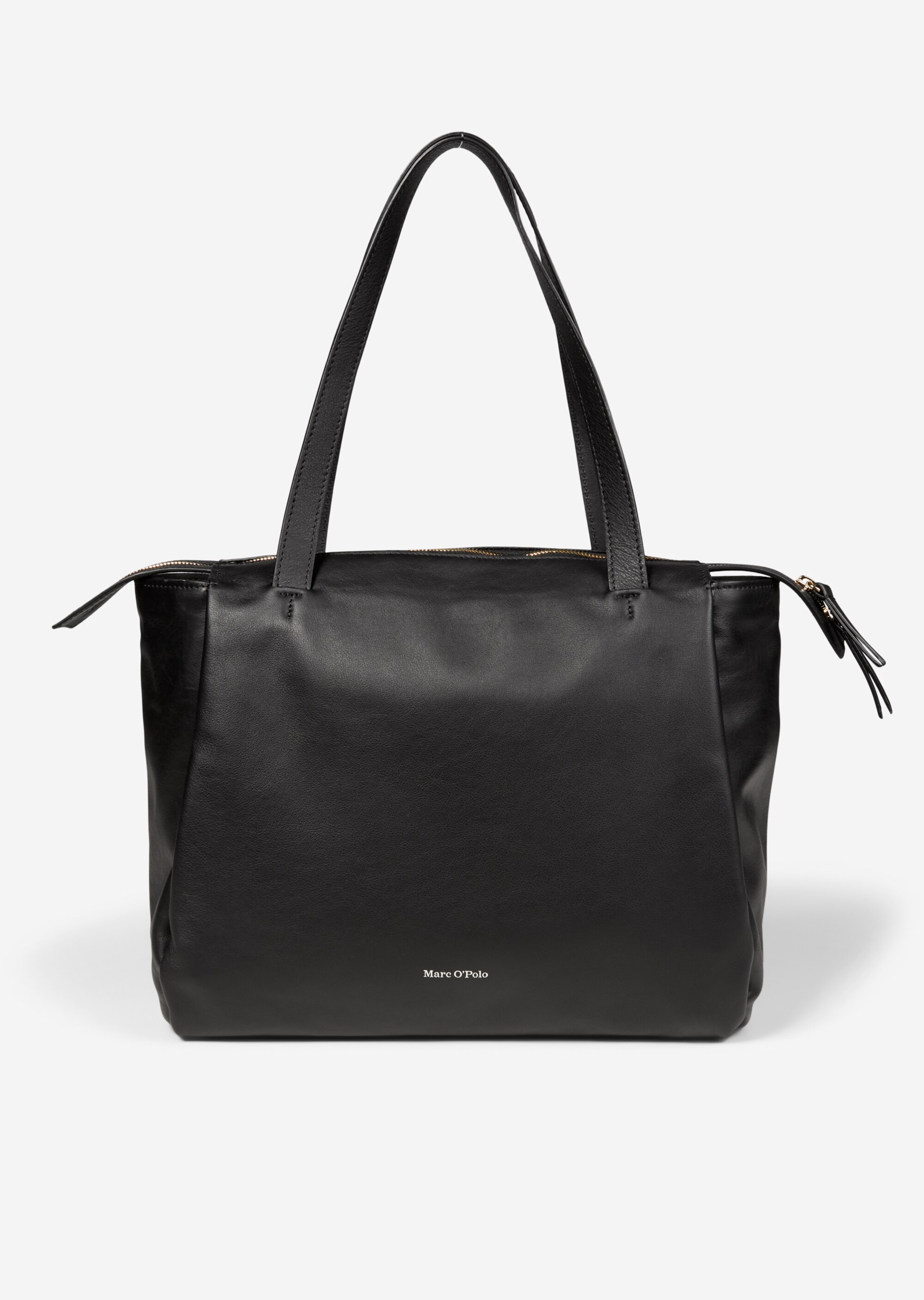 Shopper aus fein genarbtem Rindleder