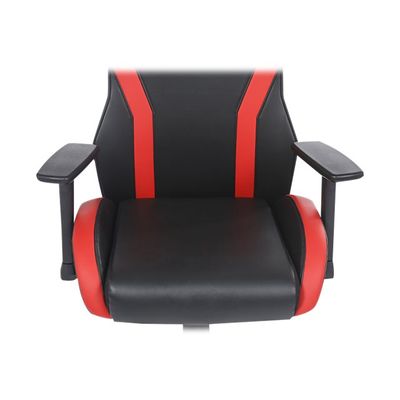 Fauteuil gamer ONLINE - accoudoirs réglables - enceintes intégrées - noir et rouge