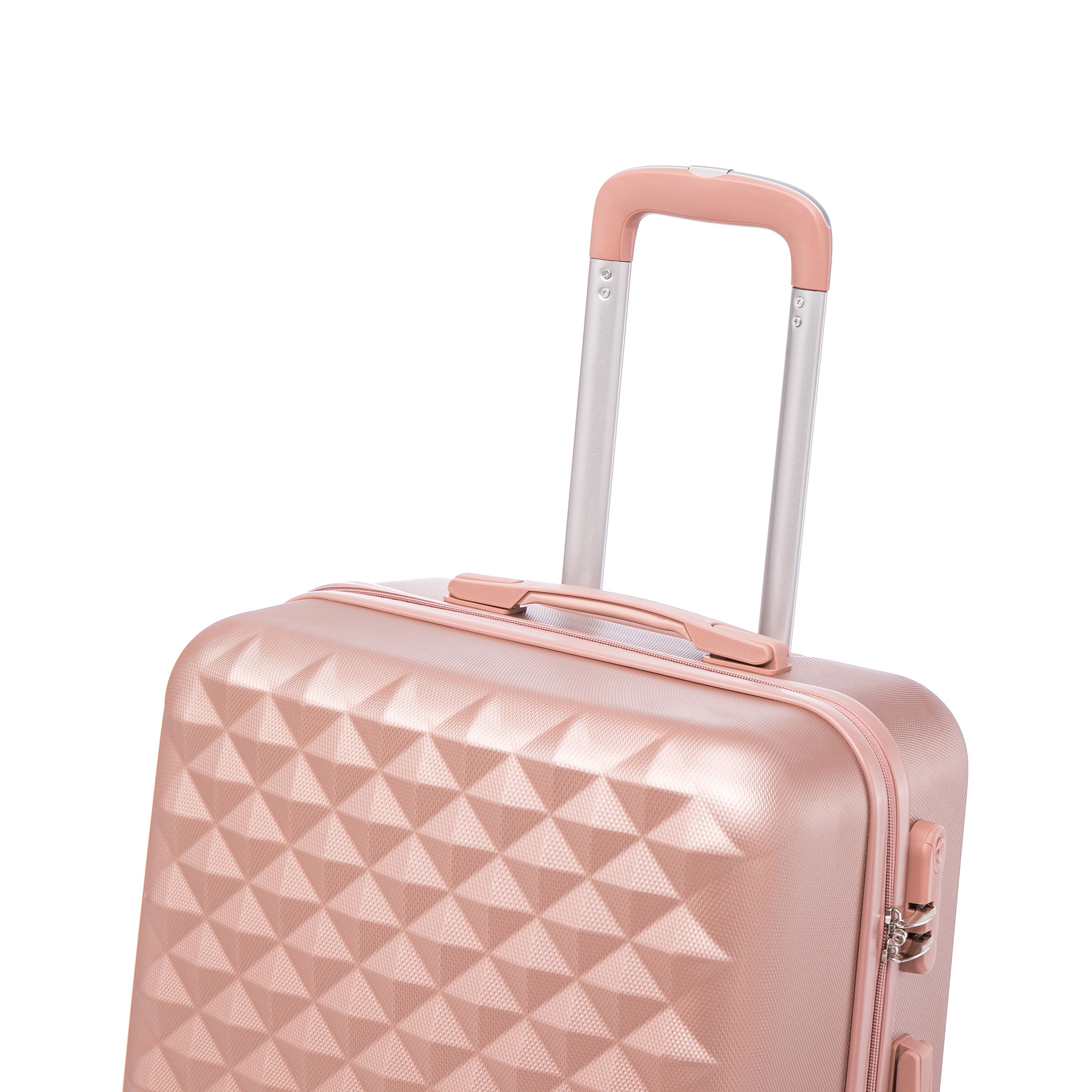 Reisekoffer Hartschalenkoffer AMY Grösse M roségold