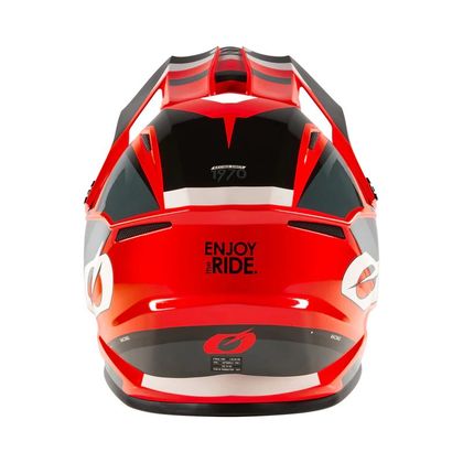 Casque cross O'Neal 1 SRS - YOUTH STREAM V24 - Noir / Rouge