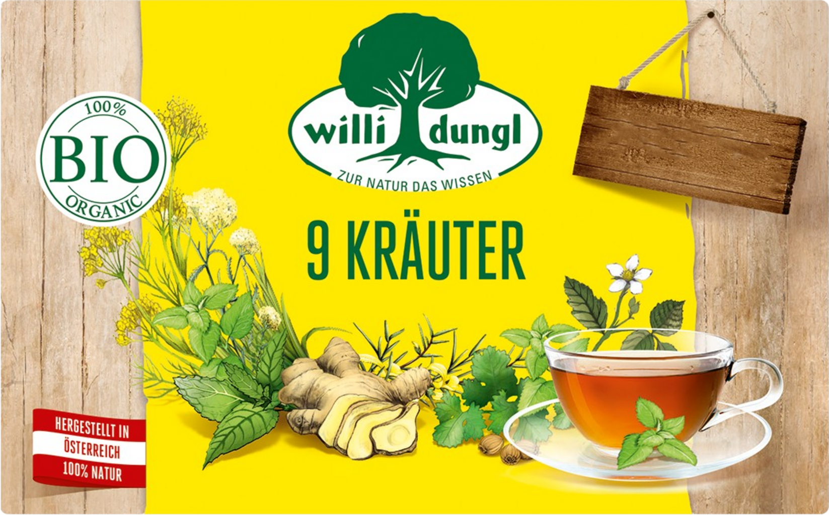 Willi Dungl  BIO-Tee 9 Kräuter, 40 g