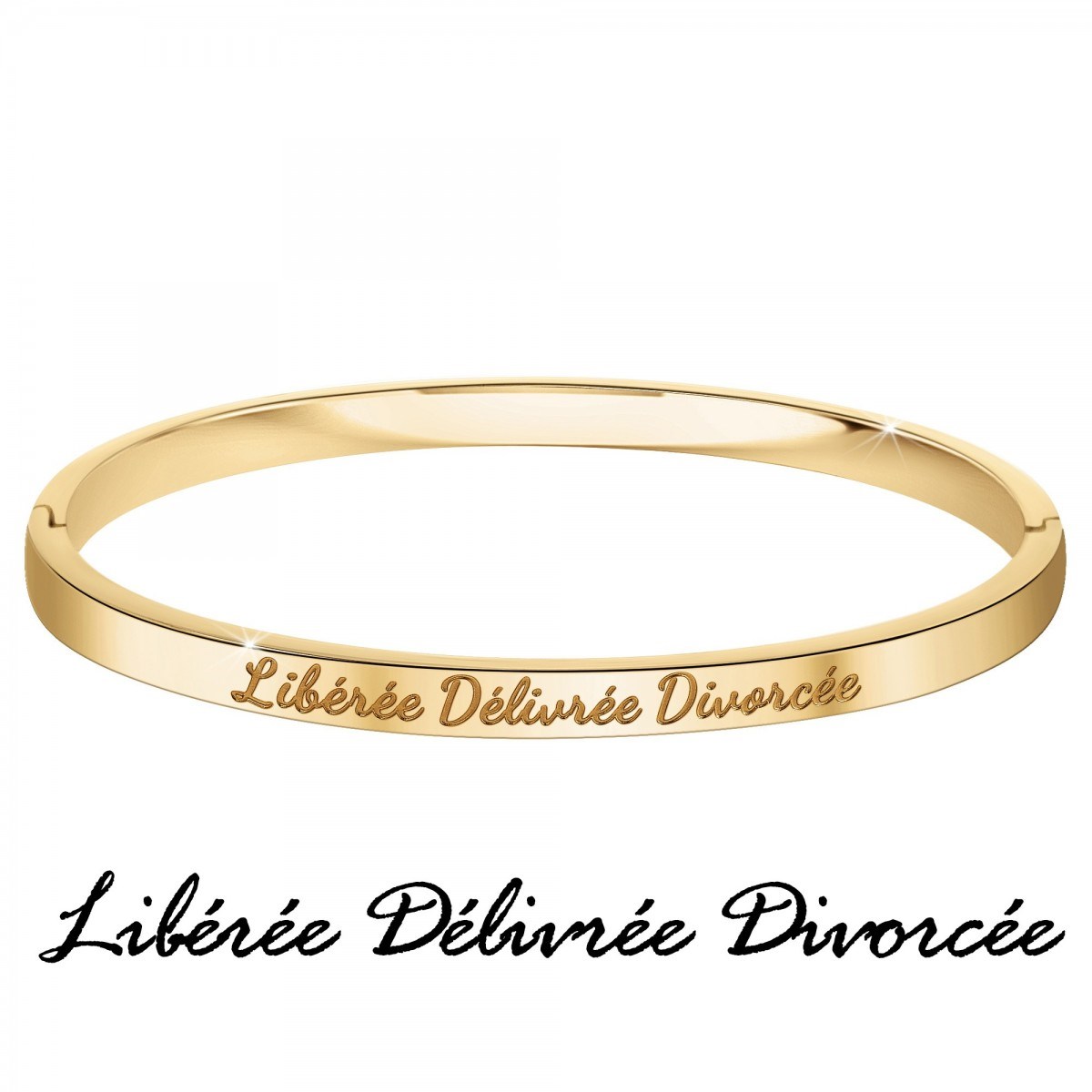 Libérée Délivrée Divorcée - Bracelet SC Crystal