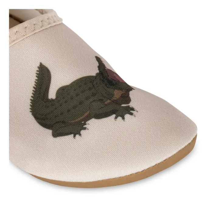 Konges Sløjd Chaussures de Plage Aster Crocodile | Ecru