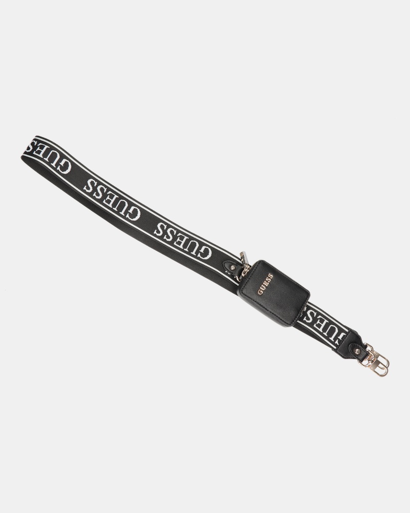 Guess Latona Flap Schoudertas  - zwart