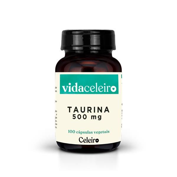 Taurina 500Mg - 100 Cápsulas Vegetais
