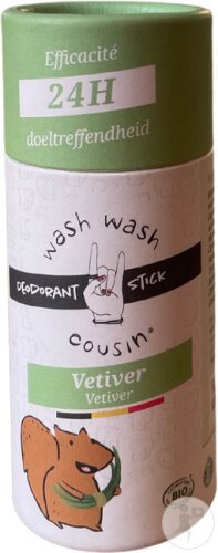 Wash Wash Cousin Déodorant Stick Vetiver 1 Pièce