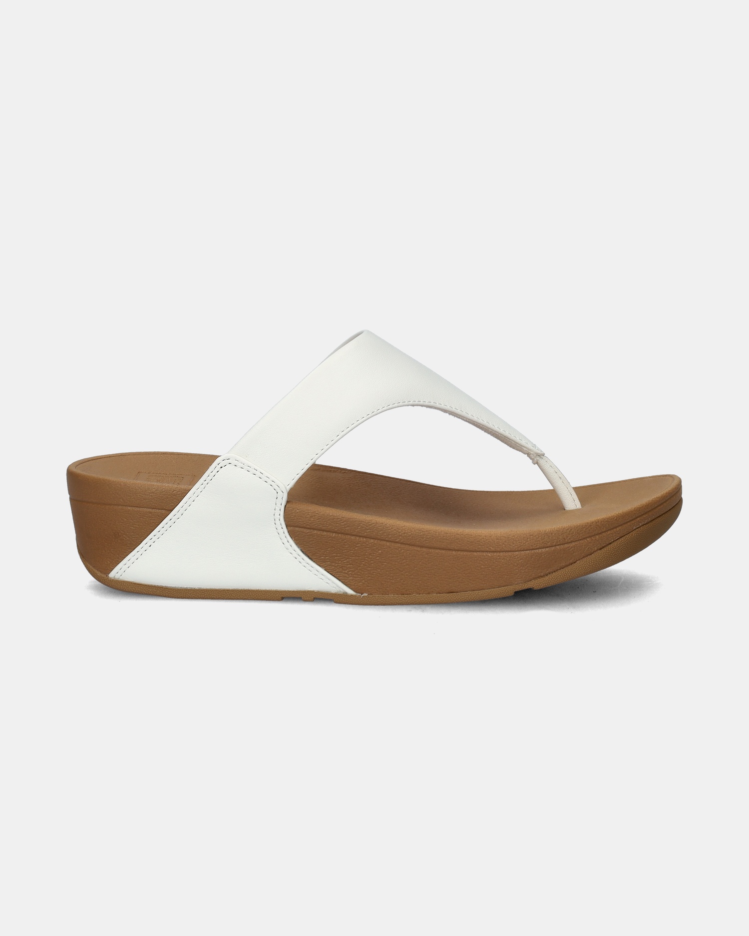 Fitflop Lulu Leather Slippers  - wit