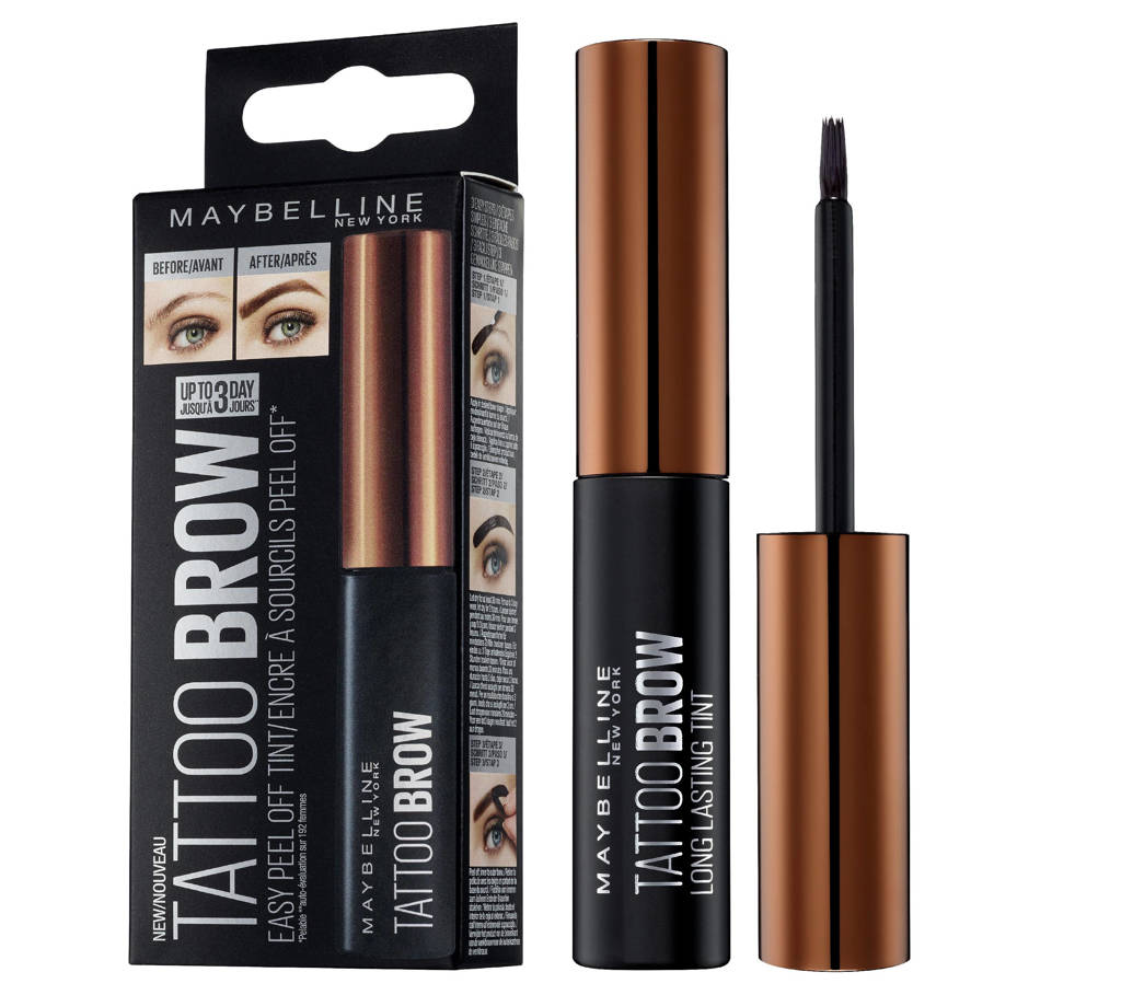 Werkt voor een paar dagen, eenvoudig aan te brengen.Tattoo Brow Peel-Off Gel wenkbrauwgel - 1 Light Brown