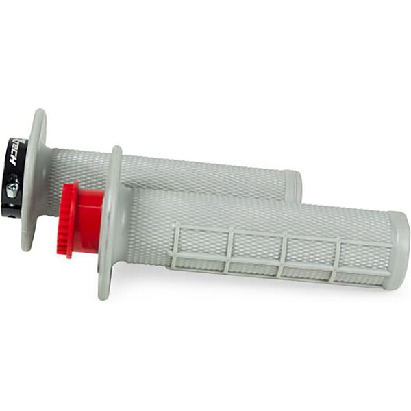 RTECHMX - Poignées R20 Lock-On Waffle BETA RR 125>530 Gris