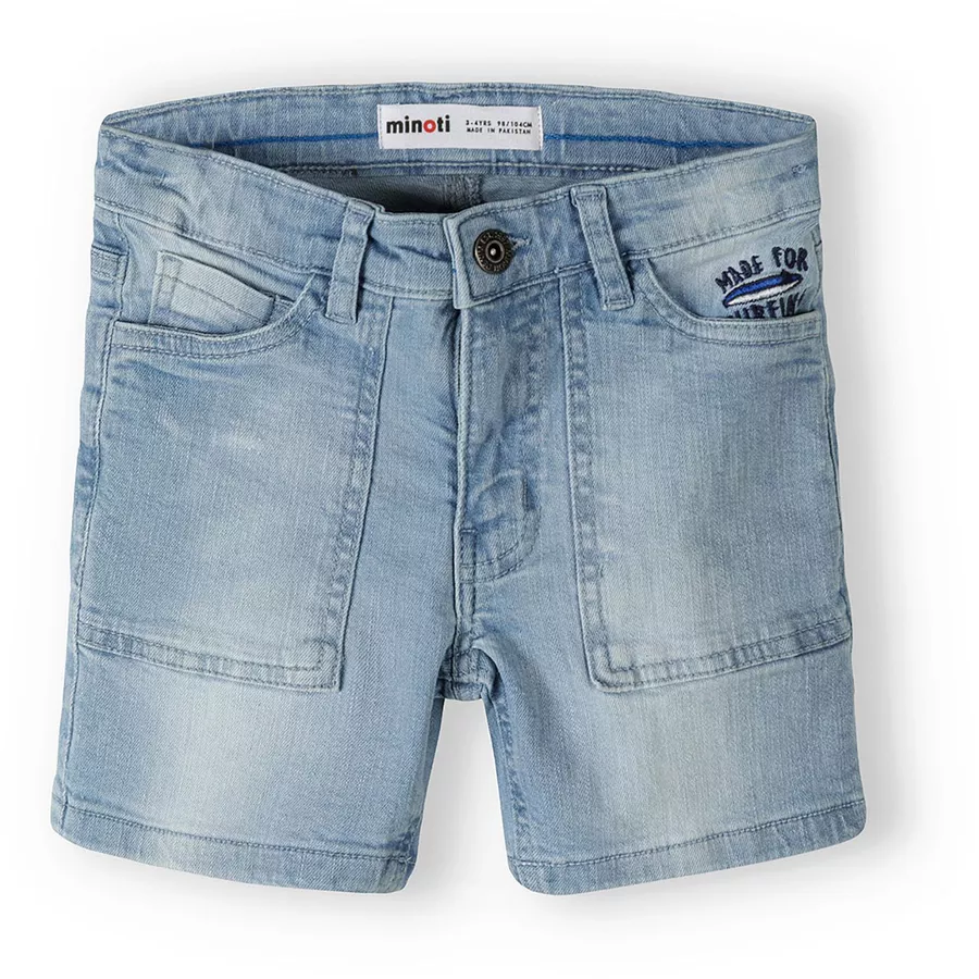 MINOTI Jeansshorts Denim-Hellblau
