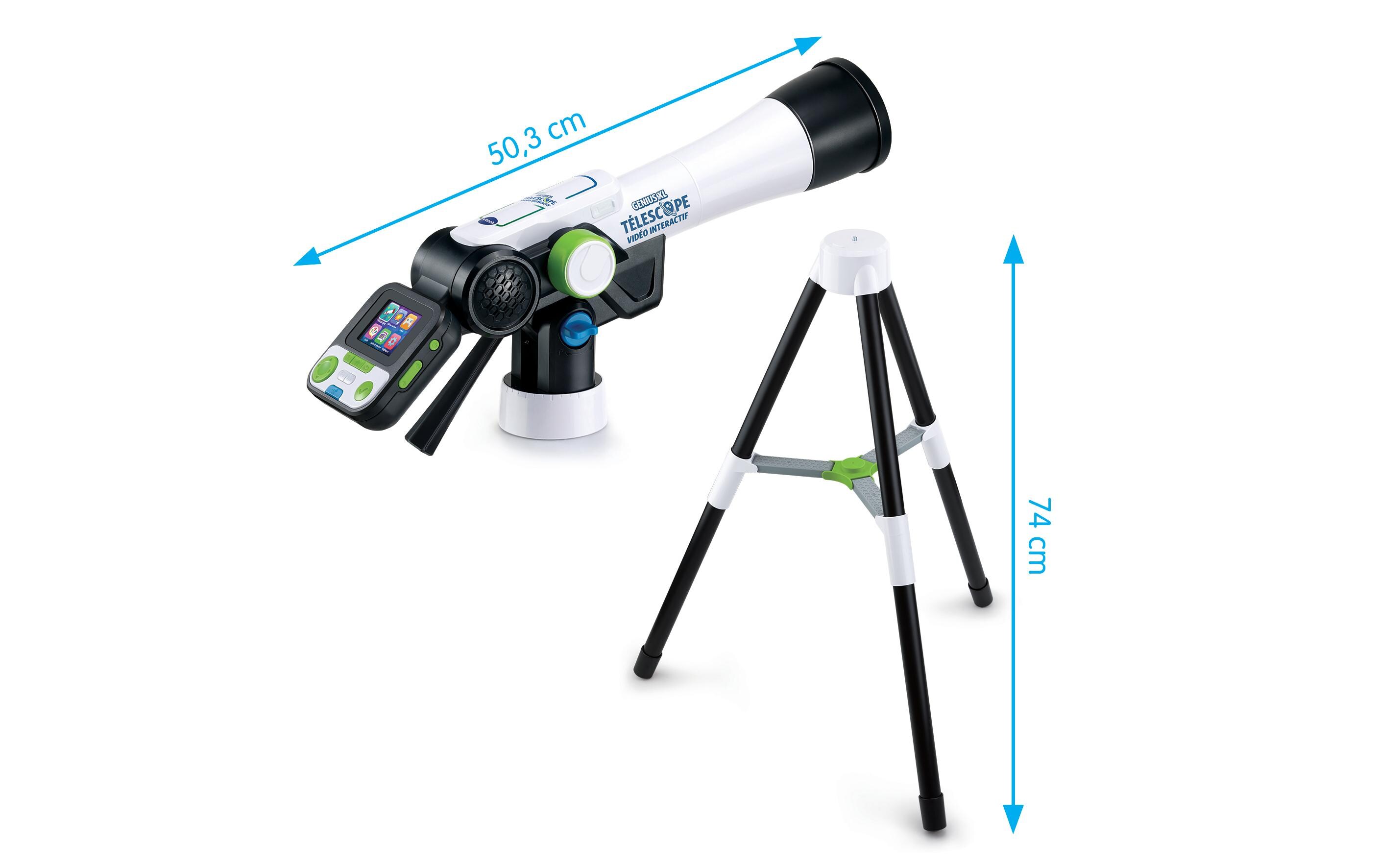Genius XL Téléscope Vidéo interactif -FR-<br>Digitales Teleskop auf Stativ inklusive NASA-Inhalten und Sammelkarten