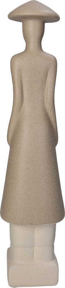 HD Collection beeld beige 9,5 x 9 x 39 cm