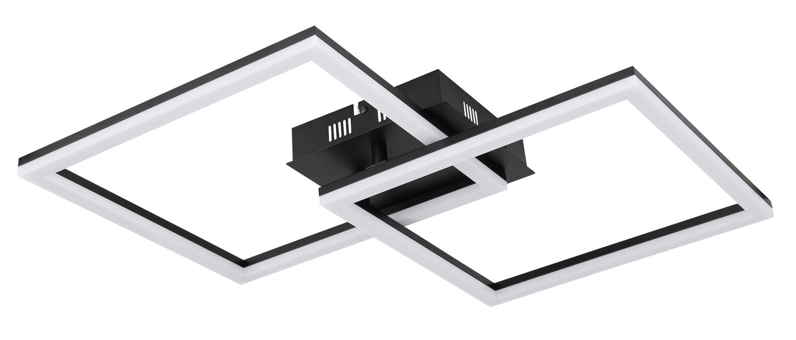 TINY Deckenlampe schwarz 67246-36, B/H/T: 47 x 5,8 x 47 cm, Kunststoff, Metall