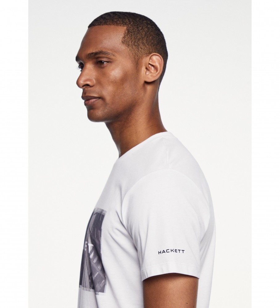 Camiseta Hackett Skyline, branca