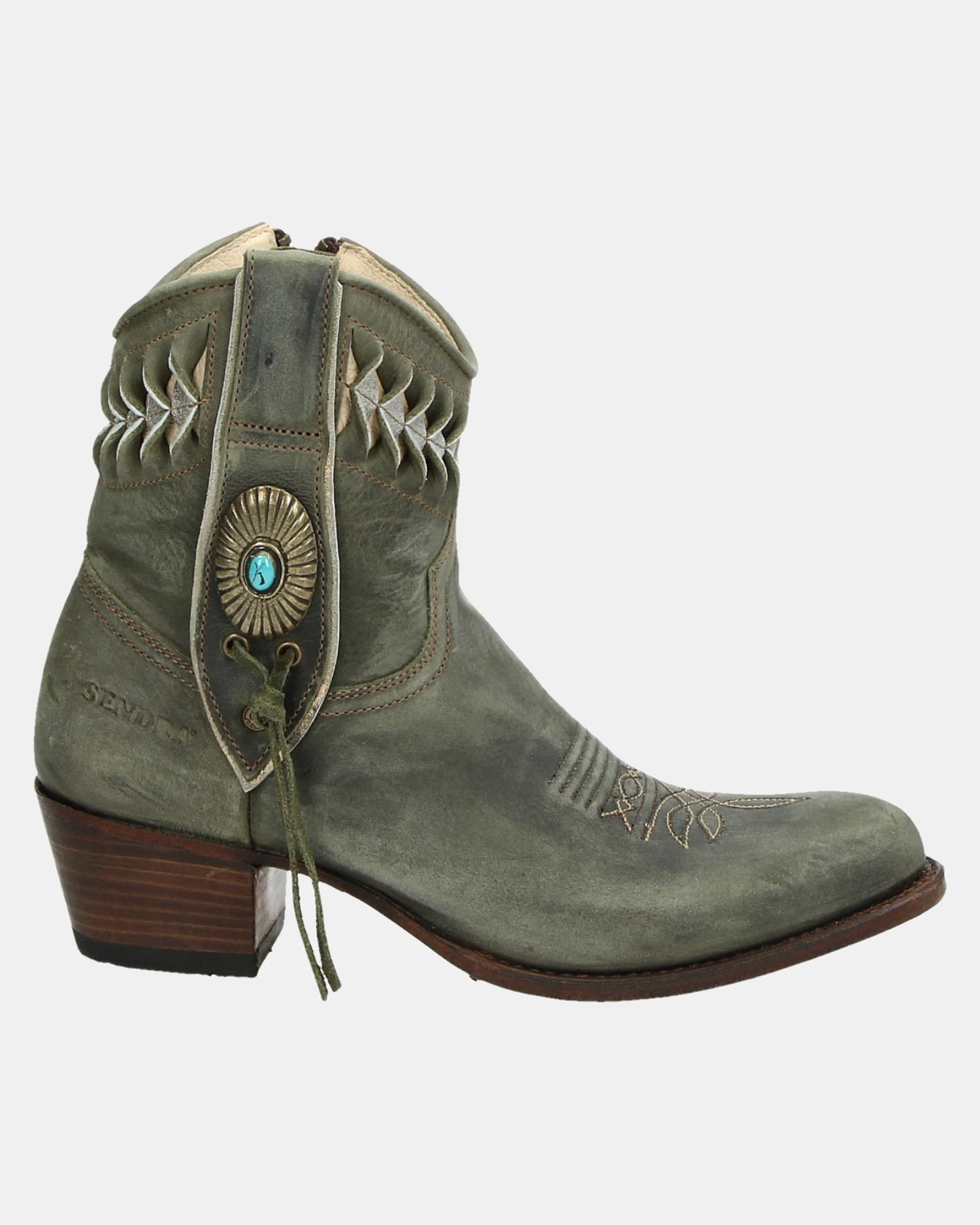 Sendra 14095 Debora Cowboylaarzen  - groen