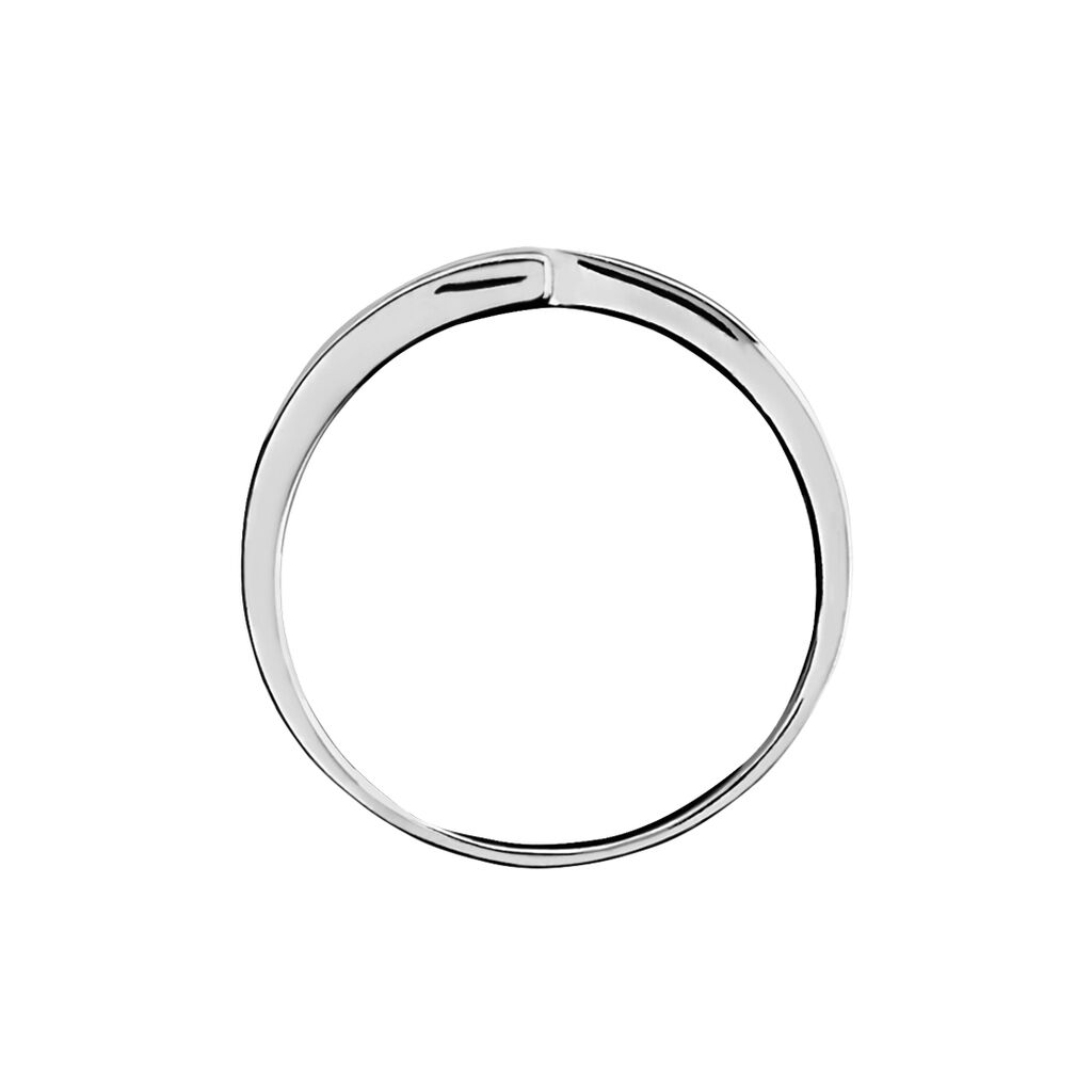Bague Iryna Argent Blanc Oxyde De Zirconium