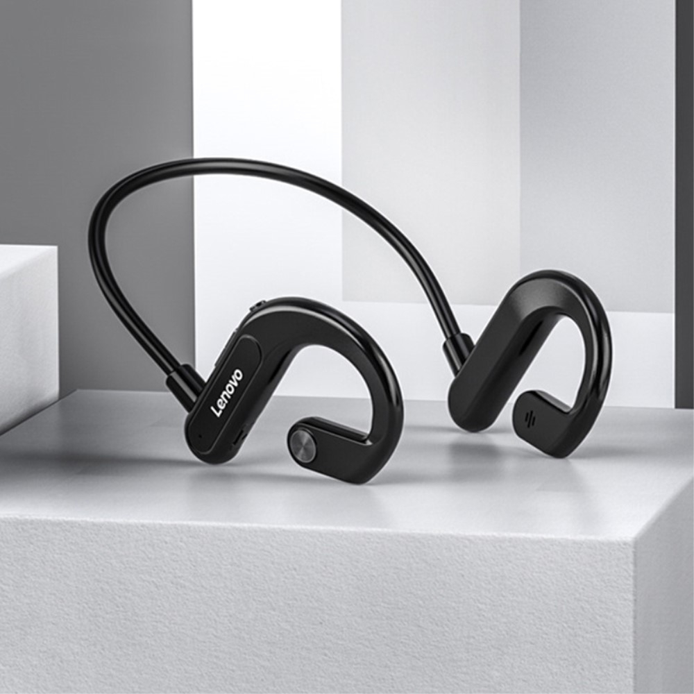 X3 Bluetooth 5.0 Sport Kopfhörer Headset Open-Ear Luftleiter-Technologie Spritzwasserfest (IPX5) - Schwarz