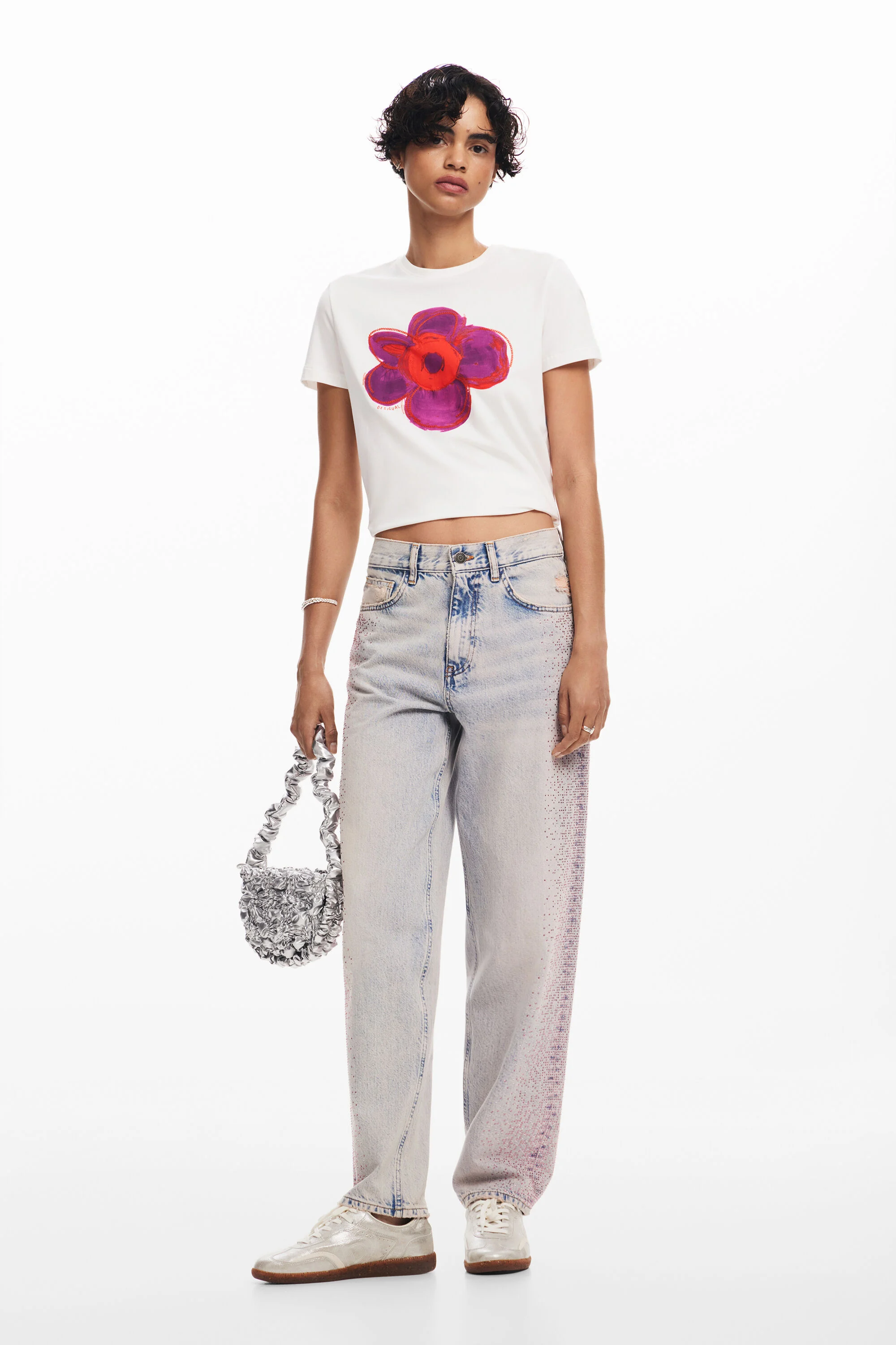 Camiseta flor